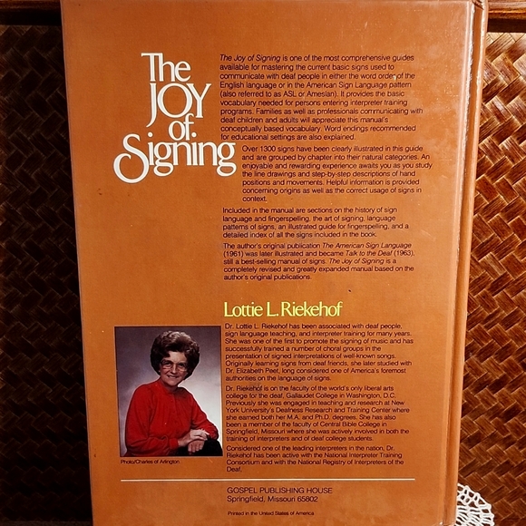 👉THE JOY OF SIGNING BOOK ~GREAT BEGINNERS SIGN LANGUAGE BOOK W/ ILLUSTRATIONS - Picture 2 of 4